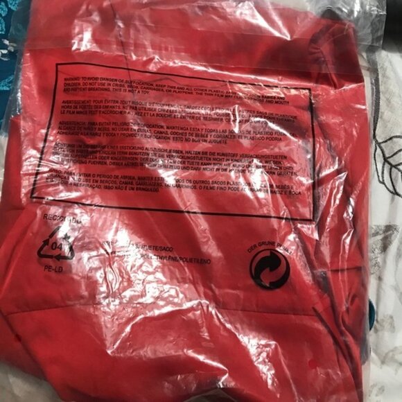 Few Moda Red Street Tie Wrap Dress Christmas Size Medium new with tags #112 - Picture 6 of 6